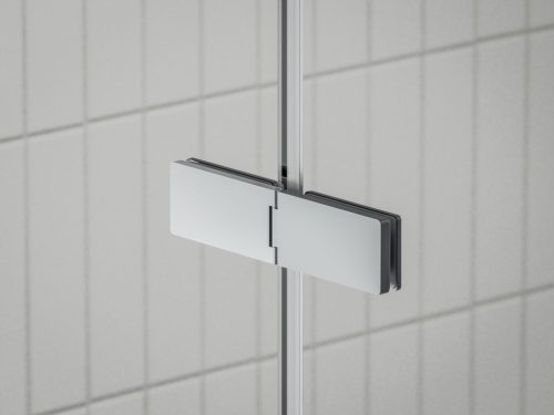 COOL! COSD2-110 zuhanyajtó krómhatású+transparent