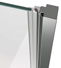 COOL! COSD2-120 zuhanyajtó krómhatású+transparent