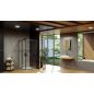 Blix Slim BLSRV2 90x90 zuhanykabin fekete+transparent