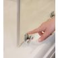Blix Slim BLSCP4 90x90 zuhanykabin krómhatású+transparent