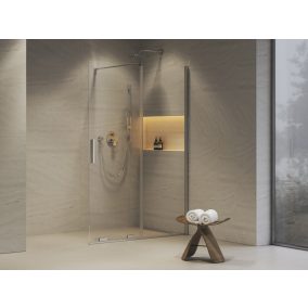 ROWI 120 zuhanykabin krómhatású+transparent