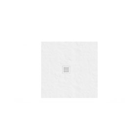 Slate Pro zuhanytálca 90x90 matt fehér