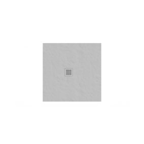 Slate Pro zuhanytálca 90x90 Smoke Grey
