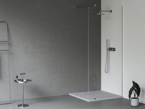 Slate Pro zuhanytálca 90x90 Smoke Grey