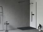 Slate Pro zuhanytálca 120x90 matt fekete