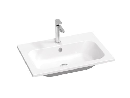 Chrome Slim 70 mosdó fehér, furattal
