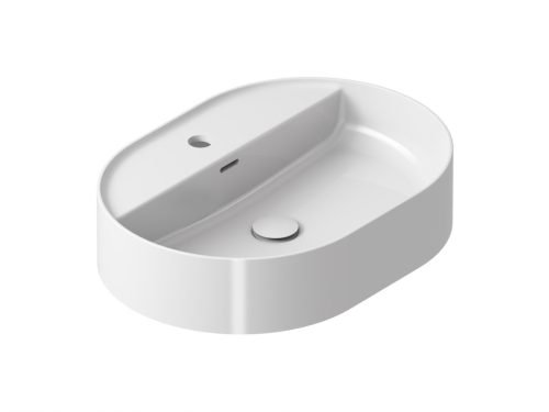 Ceramic Slim Shelf O 55 kerámiamosdó fehér