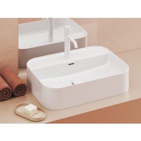 Ceramic Slim Shelf R 55 kerámiamosdó fehér