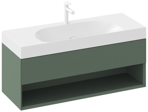 Lite 120/80 S mosdó fehér, túlfolyó nélkül, csaptelep furattal