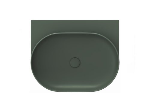 Yard 60 kerámiamosdó Grey Green, túlfolyó furat nélkül