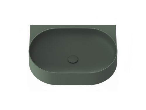 Yard 60 kerámiamosdó Grey Green, túlfolyó furat nélkül