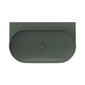 Yard 80 kerámiamosdó Grey Green, túlfolyó furat nélkül
