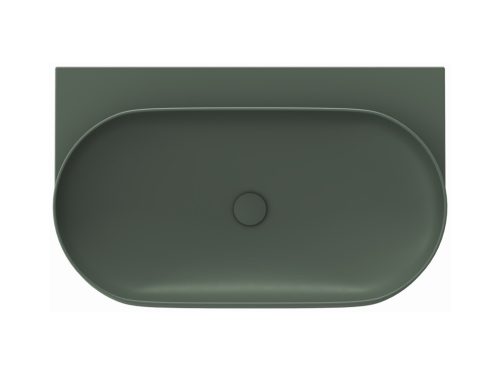Yard 80 kerámiamosdó Grey Green, túlfolyó furat nélkül