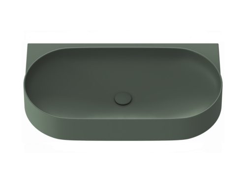 Yard 80 kerámiamosdó Grey Green, túlfolyó furat nélkül