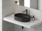 Ceramic Slim O 55 kerámiamosdó matt fekete