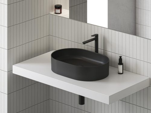 Ceramic Slim O 55 kerámiamosdó matt fekete