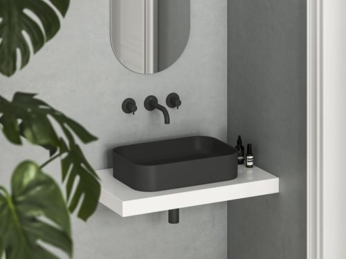 Ceramic Slim R 55 kerámiamosdó matt fekete