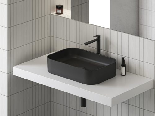 Ceramic Slim R 55 kerámiamosdó matt fekete