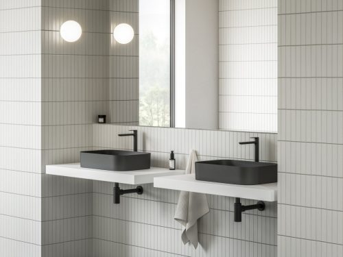 Ceramic Slim R 55 kerámiamosdó matt fekete