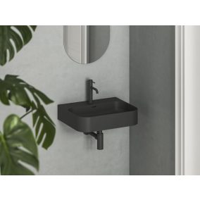 Ceramic Slim Wall R 55 N kerámiamosdó matt fekete