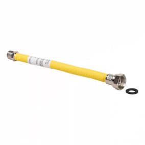   FixTrend bordázott nyújtható gáz flexibilis cső  30 - 60 cm, 1/2" - 3/4" KB