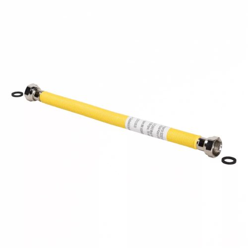 FixTrend bordázott nyújtható gáz flexibilis cső 50 - 100 cm, 3/4" BB